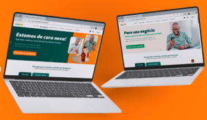 Mockup com Site da Unimed.